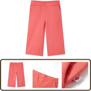 Kinderbroek Wijde Pijpen Koraal Maat 104 Kinderbroeken - Kinderbroeken - Kinderkleding - Kinderkled