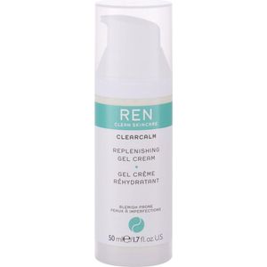 Ren Clean Skincare - Clearcalm 3 Replenishing Gel Cream - Daily Face Cream For Problematic Skin
