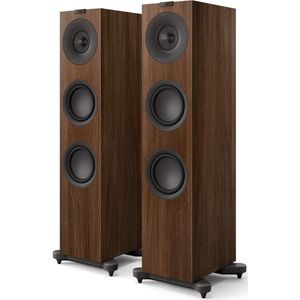 KEF Q7 Meta - Vloerstaande Speaker - Walnoot