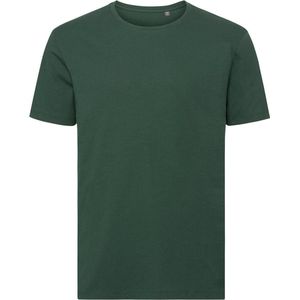 Russell Heren Authentiek Puur Organisch T-Shirt (Fles groen)