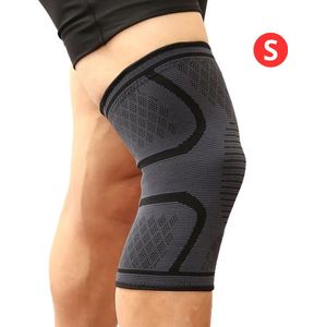 Sportbrace Knie - Kniebrace - Knee Sleeves Powerlifting - Knee Support - Compressie Knie Brace - Knee Wraps - Dames - Heren - Zwart - Maat S