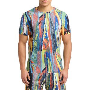 Carlo Colucci - C3460/171 - T-shirt - Multi - Zomer Collectie