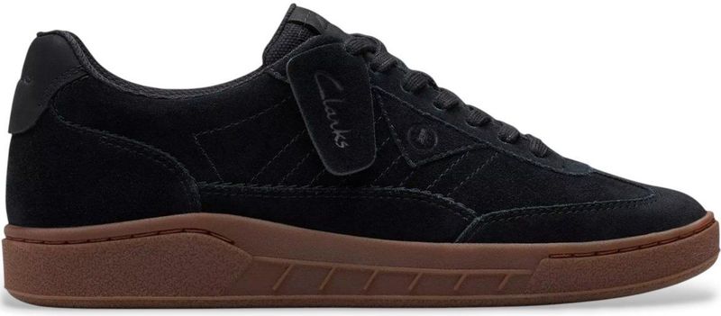 Clarks - Craftrally Ace - Sneakers - Zwart - Suède en Textiel