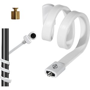 Equivera babyfoonhouder - Baby Monitor Camera Houder - Baby Monitor Houder - Voor Baby Monitoren met M6 Draadgaten - Inclusief 1 Clip met Eén Bevestigingsgat