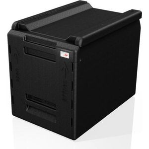 Kängabox Tower GN Euro Thermobox met 5 schuifladen | Ideaal voor Europallets - 66 Liter - 600 x 400 x 490 mm - Zwart