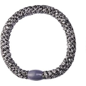 Hidzo Haarelastiekje - Elastiek & armband - Zilver glitter