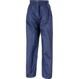 Regenkleding - Navy blauwe regenbroek voor volwassenen - Polyester/tailleband XXXL