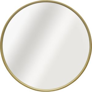 INSPIRE - wandspiegel - spiegel rond NORDIK - Ø 62 cm - beige - hout