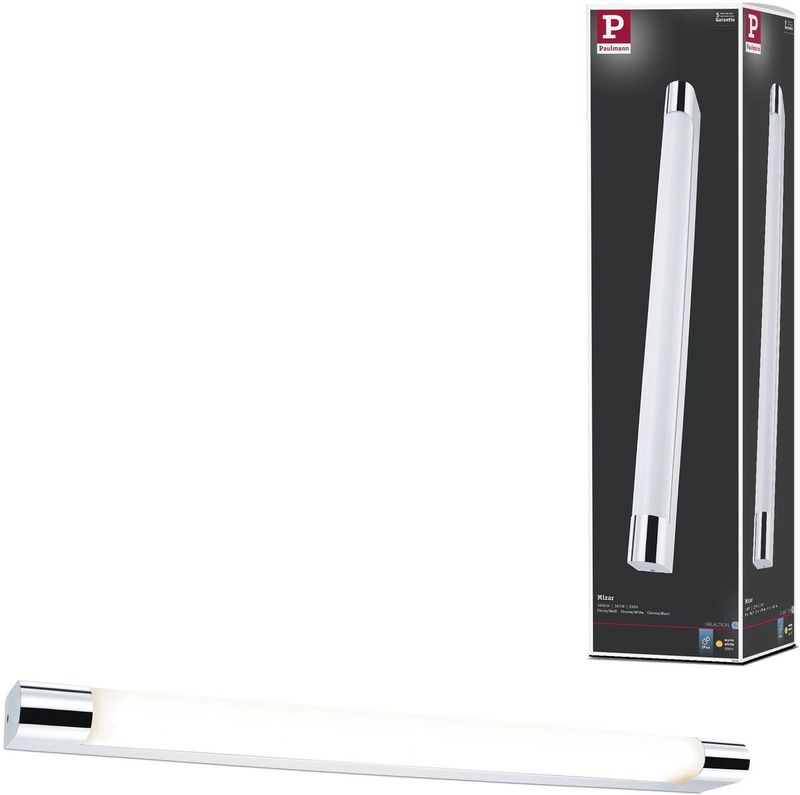 Paulmann - Mizar 79716 - LED Spiegellamp - Chroom - 1x 10.5W IP44 3000K