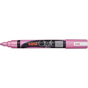 Uni-Ball Chalk Marker - krijtstift - metallic roze - 5mm punt - verwijderbaar