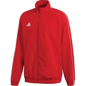 adidas Core18 Trainingsjas Heren Sportjas - Maat S  - Mannen - rood