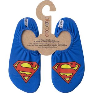 Slipstop Kent - Superman kobalt blauw - Schoenmaat 18/20 - Antislip - Kinderen - Zwemsokken