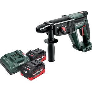 Metabo KH 18 LTX 24 accu combihamer 18 V 2,1 J SDS Plus + 2x LiHD accu 5,5 Ah + lader
