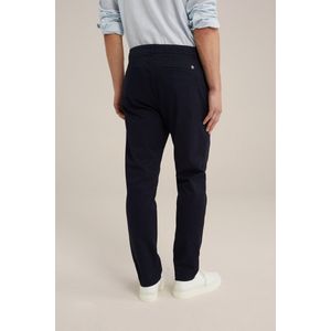 WE Fashion Heren tapered fit chino met stretch