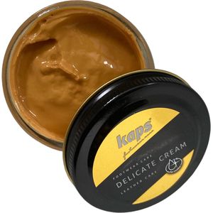Kaps Schoencreme - schoensmeer - verzorgt het leer en geeft glans - (151) Naturel Bruin - 50ml