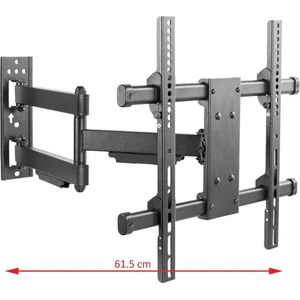 WOLFF MOUNT stevige Tv muurbeugel perfect voor de slaapkamer, tot 55"" geschikt, 3 draaipunten en kantelbaar