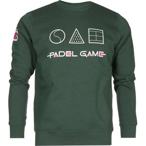 PADELbySY - PADEL GAME - UNISEX SWEATER - BOTTLE GREEN - SIZE M