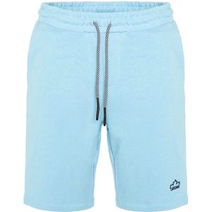 Carisma Korte Joggingbroek Heren Blauw Met Sluitkoorden - S