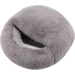 Verwarmde USB-voetwarmer - USB-oplaadbaar - Elektrische verwarming - Winterkantoor verwarming - Grijs .