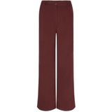 Ydence, Dames, Broeken, Rood, Maat: XL Poliester,