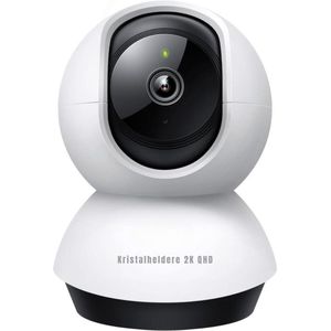 GTB® Huisdiercamera - Babyfoon met Camera - Huisdiercamera met App - Wit - 9cm x 9cm x 12cm