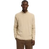 Selected Homme - SLHTELLER FN RELAXED CREW NECK - Trui - Grijs - Relaxed Fit