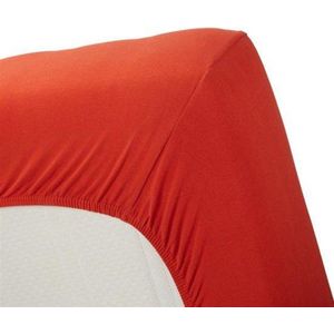 Premium Jersey Lycra Hoeslaken Koraal | 180x220 | Perfecte Pasvorm | Duurzame Kwaliteit