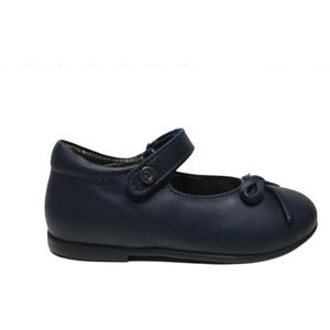 Naturino velcro riempje strikje lederen ballerina 4524 navy mt 19