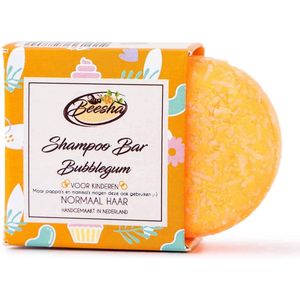 Beesha Shampoo Bar Bubblegum | 100% Plasticvrije en Natuurlijke Verzorging | Vegan, Sulfaatvrij en Parabeenvrij | CG Proof