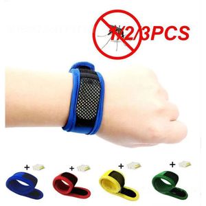 1 stuk Muggenwerende Armband met Navulling – Anti-Muggen Polsband voor Buiten, Insectenbescherming & Muggen Afweren