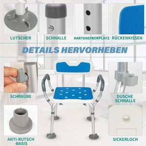Shower Stool / Douchestoel - Douchekruk / Douchezitje Anti-slip