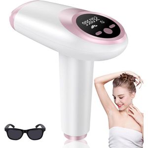 MKSS® Laser Ontharingsapparaat - IPL Ontharing - Mannen & Vrouwen - Wit en Roze