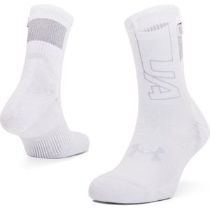 Under Armour - Dry Run Crew Sock - Sportsokken - Wit - Unisex