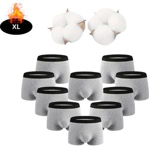 Livano Onderbroeken Heren - Boxershort - Ondergoed - Boxer - Underwear - Mannen - 10 Pack - Lichtgrijs - S