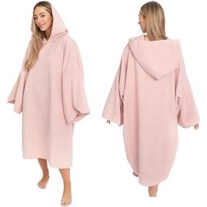 Handdoek Poncho Volwassen Hooded Groot Bad Zwemmen Surf Strand Absorberende Microfiber Droog Veranderende Gewaad voor Mannen Jongens Sneldrogend