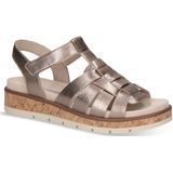 Caprice - 9-28715-44 - Sandalen - G-breedte - Leer - Zwart