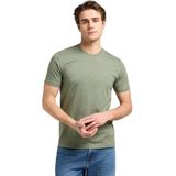 Lee Patch Logo T-shirt Met Korte Mouwen Groen L Man
