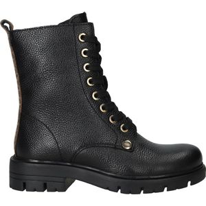 IK-KE Veterboots - Meisjes - Zwart - Maat:28