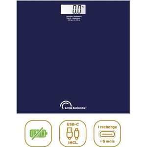 LITTLE BALANCE - SB3 - Weegschaal - Middernachtblauw - USB-C - Tot 180 kg
