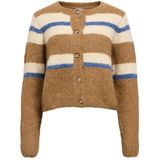 Object - Objgalia Re Knit - Cardigan - Tannin/Melange W - Dames