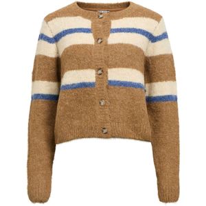 Object - Objgalia Re Knit - Cardigan - Tannin/Melange W - Dames