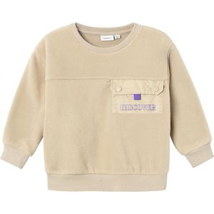 Name it Sweater fleece Humus - NMMNABANNO - Maat 98