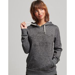 Superdry Dames Trui Vintage Logo hoodie met reliëf