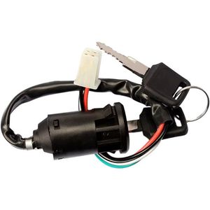 Contactslot Sleutel Brommer - Bedraad & Slot - ATV - universeel - contactschakelaar - 2 standen - motoren - Scooter - ATV