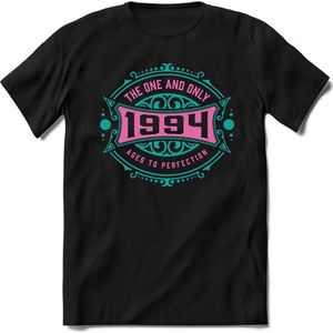 1994 The One And Only | Feest Kado T-Shirt Heren - Dames | Cobalt - Licht Roze | Perfect Verjaardag Cadeau Shirt | Grappige Spreuken - Zinnen - Teksten | Maat S