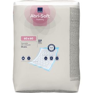 ABENA Abri-Soft SuperDry 60 x 60 cm - 8 pakken van 60 stuks