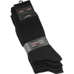 Effen zwarte sokken - 5 paar Business Socks - Unisex - Maat 43/46