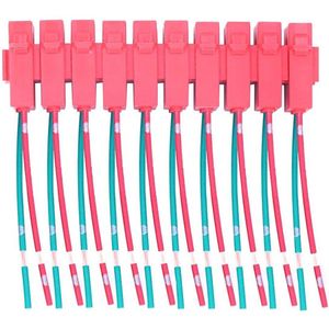 Zekeringdoos Verwijderbare Auto Waterdichte Keramische Connector Blade Zekering Box Houder - 20 Stuks