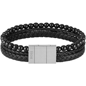 Hugo Boss - BOSS Black - Heren Armband - Zwart