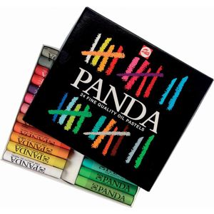 Talens Panda oliepastel, doos van 24 pastels 6 stuks